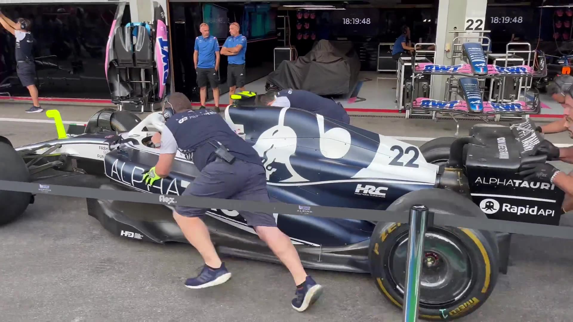 Formule 1 : paddock et course automobile